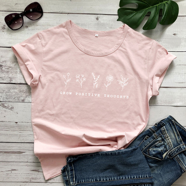 Grow Positive Thoughts T-Shirt - Vintage