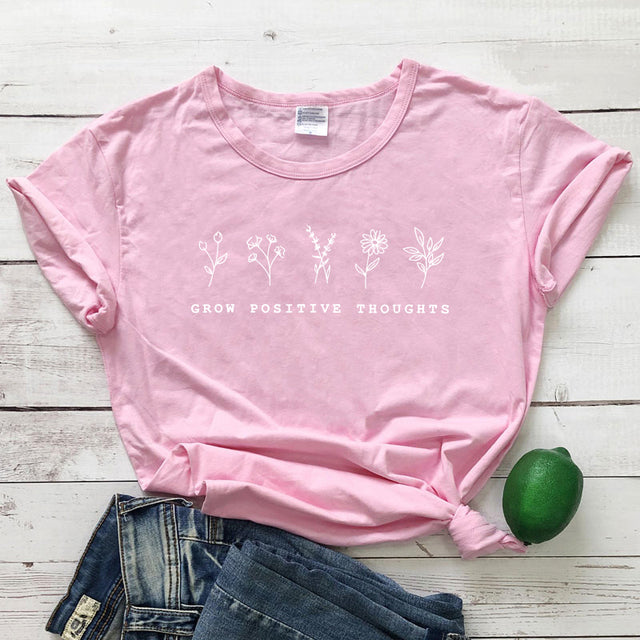 Grow Positive Thoughts T-Shirt - Vintage