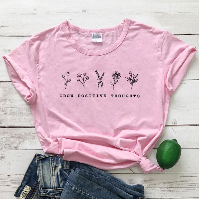 Grow Positive Thoughts T-Shirt - Vintage