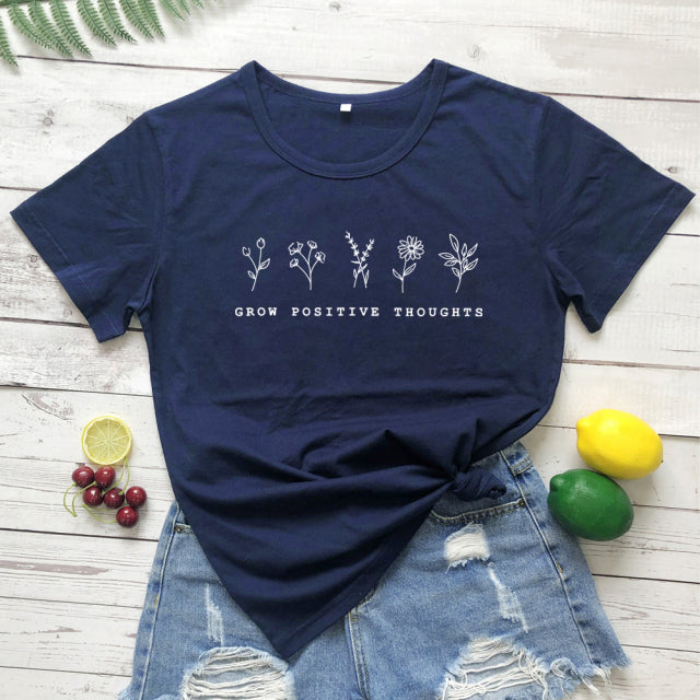 Grow Positive Thoughts T-Shirt - Vintage