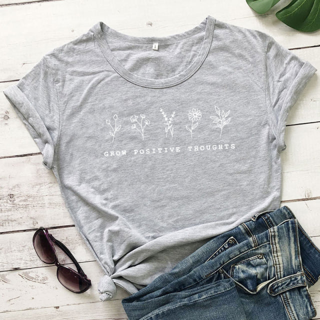 Grow Positive Thoughts T-Shirt - Vintage