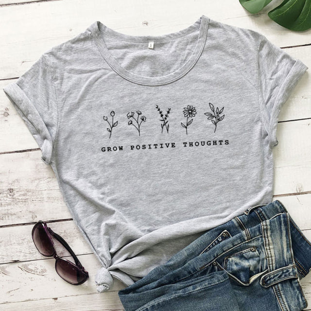 Grow Positive Thoughts T-Shirt - Vintage