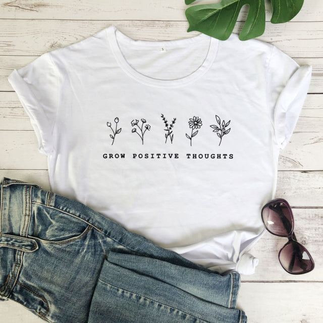 Grow Positive Thoughts T-Shirt - Vintage