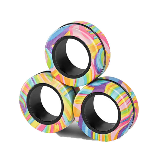 Fidget Toy Anti-Stress Magic Ring Spinner