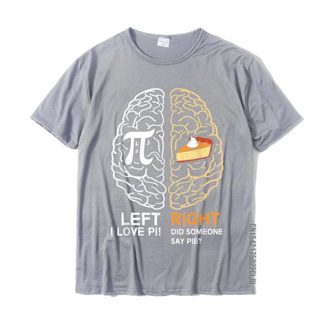 Left Vs Right Brain Pie T-Shirt