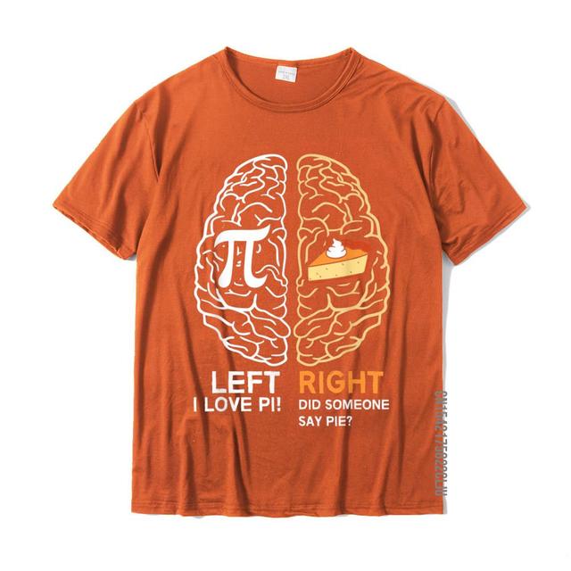 Left Vs Right Brain Pie T-Shirt