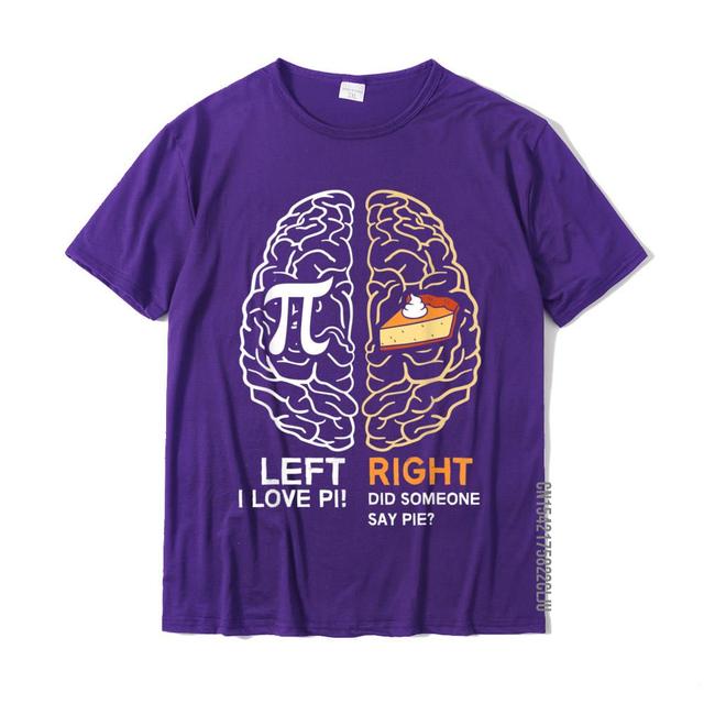 Left Vs Right Brain Pie T-Shirt