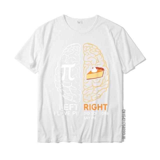 Left Vs Right Brain Pie T-Shirt