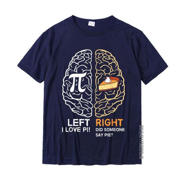 Left Vs Right Brain Pie T-Shirt